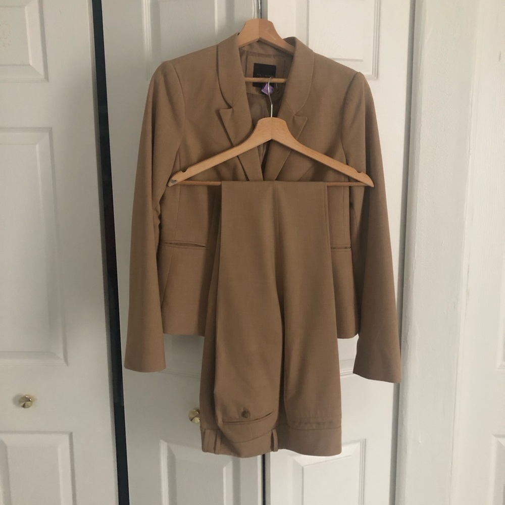 The Limited tan women’s pants suit